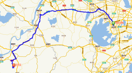苏州市高新区医院至安微省池州市九华山怎么走